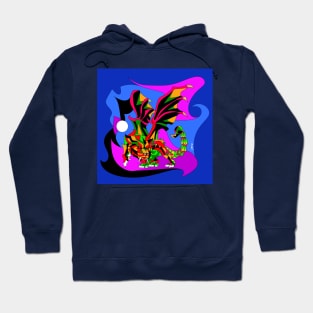 kaiju manticore ecopop monster arts Hoodie